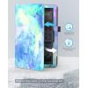TiMOVO Case Fits All-New Kindle Fire 7 Tablet (7″, 12th Generation, 2022 Release), PU Leather Protective Cover with Hand Strap Card Slot, Auto Wake/Sleep, Vertical Horizontal Stand, Dreamy Nebula