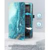TiMOVO Case Fits All-New Kindle Fire 7 Tablet (7″, 12th Generation, 2022 Release), PU Leather Protective Cover with Hand Strap Card Slot, Auto Wake/Sleep, Vertical Horizontal Stand, Gilding