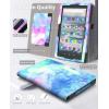 TiMOVO Case Fits All-New Kindle Fire 7 Tablet (7″, 12th Generation, 2022 Release), PU Leather Protective Cover with Hand Strap Card Slot, Auto Wake/Sleep, Vertical Horizontal Stand, Dreamy Nebula