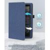 TiMOVO Case Fits All-New Kindle Fire 7 Tablet (7″, 12th Generation, 2022 Release), PU Leather Protective Cover with Hand Strap Card Slot, Auto Wake/Sleep, Vertical Horizontal Stand, Indigo