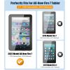 TiMOVO Case Fits All-New Kindle Fire 7 Tablet (7″, 12th Generation, 2022 Release), Slim Protective Stand Cover, PU Leather Shell with Auto Wake/Sleep, Dreamy Nebula