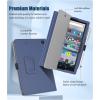 TiMOVO Case Fits All-New Kindle Fire 7 Tablet (7″, 12th Generation, 2022 Release), Slim Protective Stand Cover, PU Leather Shell with Auto Wake/Sleep, Indigo