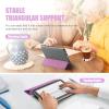 TiMOVO Case Fits All-New Kindle Fire 7 Tablet (7″, 12th Generation, 2022 Release), Soft TPU Frosted Back Cover Protector, Ultra Slim Smart Shell with Auto Wake/Sleep, Purple