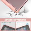 TiMOVO Case Fits All-New Kindle Fire 7 Tablet (7″, 12th Generation, 2022 Release), Soft TPU Frosted Back Cover Protector, Ultra Slim Smart Shell with Auto Wake/Sleep, Rose Gold
