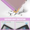 TiMOVO Case Fits All-New Kindle Fire 7 Tablet (7″, 12th Generation, 2022 Release), Soft TPU Frosted Back Cover Protector, Ultra Slim Smart Shell with Auto Wake/Sleep, Purple