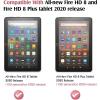 TiMOVO Case for All-New Kindle Fire HD 8 Tablet and Fire HD 8 Plus Tablet (10th Generation, 2020 Release), Soft TPU Translucent Frosted Back Slim Cover Shell with Auto Wake/Sleep – Rose Gold