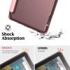 TiMOVO Case for All-New Kindle Fire HD 8 Tablet and Fire HD 8 Plus Tablet (10th Generation, 2020 Release), Soft TPU Translucent Frosted Back Slim Cover Shell with Auto Wake/Sleep – Rose Gold