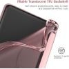 TiMOVO Case for All-New Kindle Fire HD 8 Tablet and Fire HD 8 Plus Tablet (10th Generation, 2020 Release), Soft TPU Translucent Frosted Back Slim Cover Shell with Auto Wake/Sleep – Rose Gold