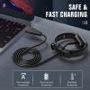 TiMOVO Charger Cable for Fitbit Charge 6/Luxe/Charge 5/Luxe SE Fitness Tracker Smartwatch,USB Magnetic Replacement Charging Cable, Charging Power Cable Cord for Charge 5/Luxe [3.3ft/1m], Black