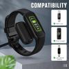 TiMOVO Charger Cable for Fitbit Charge 6/Luxe/Charge 5/Luxe SE Fitness Tracker Smartwatch,USB Magnetic Replacement Charging Cable, Charging Power Cable Cord for Charge 5/Luxe [3.3ft/1m], Black