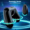 TiMOVO Controller Grip Compatible with Nintendo Switch 2 JoyCon, 2 Pack Ergonomic Hand Grip Sturdy ABS, Switch 2 JoyCon Grip Wear-Resistant and Sweatproof for Switch 2 Accessories, Black(Black)
