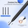 TiMOVO EMR Stylus Pen Compatible with Remarkable 2, Digital Stylus for Remarkable with Eraser, Tilt, 4096 Sensitivity, Palm Rejection, Title Support Pen for EMR Devices, Black(Black)