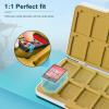 TiMOVO Game Card Case for Nintendo Switch 2/Switch OLED/lite, Compact & Portable Storage Holder Cartridge with 60 Game Card Slots, 24 3DS Cards & 36 Micro SD Cards Slots(White Eagle)