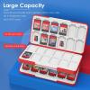 TiMOVO Game Card Case for Nintendo Switch 2/Switch OLED/lite, Compact & Portable Storage Holder Cartridge with 60 Game Card Slots, 24 3DS Cards & 36 Micro SD Cards Slots(Circle)