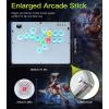 TiMOVO Haute42 Arcade Fighting Stick with Customized RGB, Arcade Keyboard with 16 Keys Full Button for Switch/PC/PS4/PS3/Steam Deck, Arcade Stick Gaming Controller