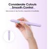 TiMOVO Holder Case Fit Pencil 2nd Generation, Retractable Protective Pencil Case Cover with Sturdy Clip for Pencil 2nd Gen,Taro Purple