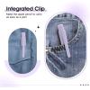 TiMOVO Holder Case Fit Pencil 2nd Generation, Retractable Protective Pencil Case Cover with Sturdy Clip for Pencil 2nd Gen,Taro Purple