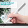 TiMOVO Holder Case Fit Pencil 2nd Generation, Retractable Protective Tip Cap Cover Fit iPad Mini 6 2021/ iPad Air 5th/4th Gen/iPad Pro 11 /Pro 12.9 2021/2020,White & Gray