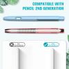 TiMOVO Holder Case Fit Pencil 2nd Generation, Retractable Protective Tip Cap Cover Fit iPad Mini 6 2021/ iPad Air 5th/4th Gen/iPad Pro 11 /Pro 12.9 2021/2020,Sky Blue