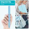 TiMOVO Holder Case Fit Pencil 2nd Generation, Retractable Protective Tip Cap Cover Fit iPad Mini 6 2021/ iPad Air 5th/4th Gen/iPad Pro 11 /Pro 12.9 2021/2020,Sky Blue