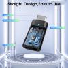 TiMOVO Lightning Female to USB C Male Adapter,Lightning to USB C Adapter Converter with 35W Fast PD Charger & Data Transfe for iPhone 15/16/Pro/Pro Max/Plus,iPad Pro/Air USB-C Adapter, Silver(Black)