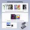 TiMOVO Lightning Female to USB C Male Adapter,Lightning to USB C Adapter Converter with 35W Fast PD Charger & Data Transfe for iPhone 15/16/Pro/Pro Max/Plus,iPad Pro/Air USB-C Adapter, Silver(Gray)