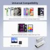 TiMOVO Lightning Female to USB C Male Adapter,Lightning to USB C Adapter Converter with 35W Fast PD Charger & Data Transfe for iPhone 15/16/Pro/Pro Max/Plus,iPad Pro/Air USB-C Adapter, Silver(Silver)
