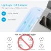 TiMOVO Lightning to USB C Adapter for iPhone 15 Pro Max/15 Pro/15 Plus, Type C Charger Connector Cable Support 35W Fast Charging & Data Transfer, Lightning Converter for iPad Not for Audio OTG(2 Pack)
