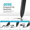 TiMOVO Magnetic EMR Stylus Compatible with Remarkable 2, Digital Pen with Eraser, 4096 Pressure Sensitivity, Palm Rejection, Tilt for Remarkable Marker Plus/Kindle Scribe, Black(Black)