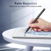 TiMOVO Magnetic Stylus Pen Compatible with Remarkable Paper Pro/Pro Move with Eraser, Digital Pen for Remarkable Paper Pro with 4096 Pressure Sensitivity, Palm Rejection & Spare Nibs, Black(Black)