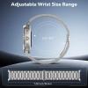 TiMOVO Metal Bands Compatible with Samsung Galaxy Watch 8 40 mm 44mm/Galaxy Watch 8 Classic 46mm (2025), No Gap Stainless Steel Replacement Strap for Men Women(Silver)