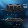 TiMOVO PS5 Controller Keyboard with Green Backlit, Wireless Bluetooth Keypad Chatpad for PlayStation 5, Built-in Speaker & 3.5mm Audio Jack, Mini Gaming Keyboard for PS5 Accessories, Black(Black with Bluetooth)