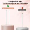 TiMOVO Pencil Case Compatible with Apple Pencil Pro & Apple Pencil 2nd Generation, Retractable Protective Pencil Case Cover with Sturdy Clip for iPad Pencil, Support Double-Tap, Light Pink