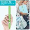 TiMOVO Pencil Holder Case Fit Apple Pencil 2nd Generation,Anti-Scratch Retractable Protective Tip Cap Case Fit iPad Mini 6 2021, iPad Air 5/4 2022, iPad Pro 11/12.9(2021/2020/2018) – Green