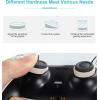 TiMOVO Precision Rings, [12 Pack] Aim Assist Rings Motion Control for PlayStation Portal, PlayStation 5(PS5), Steam Deck, Xbox One, Switch 2, Switch 2 Pro Controller, 2 Different Strengths(Black+Grey)