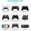 TiMOVO Precision Rings, [12 Pack] Aim Assist Rings Motion Control for PlayStation Portal, PlayStation 5(PS5), Steam Deck, Xbox One, Switch 2, Switch 2 Pro Controller, 2 Different Strengths(Black+Grey)
