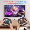 TiMOVO Steering Wheel Compatible with Nintendo Switch 2 JoyCon, Racing Wheel for Switch 2 Controllers, Switch 2 Wheel Controller JoyCon ABS, Racing Game Wheel Switch 2 Accessories, Black