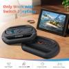 TiMOVO Steering Wheel Compatible with Nintendo Switch 2 JoyCon, Racing Wheel for Switch 2 Controllers, Switch 2 Wheel Controller JoyCon ABS, Racing Game Wheel Switch 2 Accessories, Black