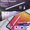 TiMOVO Stylus Pen for Touch Screens, Fast Charge Stylus Pen for Apple iPad/iPhone/Xiaomi/Samsung Android Capacitive Touch Screen Stylus Pen with Power Display, White(White)