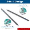 TiMOVO Stylus Pen for iPad 11th/10th/9th/8th/7th Generation, 20Hrs Work Palm Rejection iPad Pen Compatible with iPad Air 11″/13″(M3/M2)/5th/4th, Mini 6th/5th High Precise iPad Pencil 1st Gen, White(Space Gray)