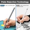 TiMOVO Stylus Pen for iPad 11th/10th/9th/8th/7th Generation, 20Hrs Work Palm Rejection iPad Pen Compatible with iPad Air 11″/13″(M3/M2)/5th/4th, Mini 6th/5th High Precise iPad Pencil 1st Gen, White(Space Gray)