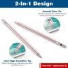 TiMOVO Stylus Pen for iPad 11th/10th/9th/8th/7th Generation, 20Hrs Work Palm Rejection iPad Pen Compatible with iPad Air 11″/13″(M3/M2)/5th/4th, Mini 6th/5th High Precise iPad Pencil 1st Gen, White(Rose Gold)