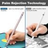 TiMOVO Stylus Pen for iPad 11th/10th/9th/8th/7th Generation, 20Hrs Work Palm Rejection iPad Pen Compatible with iPad Air 11″/13″(M3/M2)/5th/4th, Mini 6th/5th High Precise iPad Pencil 1st Gen, White(Rose Gold)