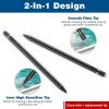 TiMOVO Stylus Pen for iPad 11th/10th/9th/8th/7th Generation, 20Hrs Work Palm Rejection iPad Pen Compatible with iPad Air 11″/13″(M3/M2)/5th/4th, Mini 6th/5th High Precise iPad Pencil 1st Gen, White(Black)