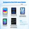 TiMOVO Stylus Pen for iPad, Apple Pencil USB C Fast Charge, Palm Rejection for 2018-2024 Apple iPad Pro 13/12.9/11”, iPad 10/9/8/7/6th Gen, iPad Air 11&13 inch (M2) /6/5/4/3th, iPad mini 5/6th(White)