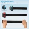 TiMOVO Switch Leg Straps Compatible with Nintendo Switch Sports/Switch Ring Fit Adventure Game, 2-Pack Adjustable Elastic Strap for Switch OLED/Switch, 2 Sizes Soccer Leg Band for Adults & Kids, Black