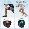 TiMOVO Switch Leg Straps Compatible with Nintendo Switch Sports/Switch Ring Fit Adventure Game, 2-Pack Adjustable Elastic Strap for Switch OLED/Switch, 2 Sizes Soccer Leg Band for Adults & Kids, Black