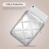 TiMOVO Tablet Sleeve Case for iPad 11-inch A16 2025 & iPad Air 11, Shockproof Protective Puffy Cover Fits iPad 10th Gen, Galaxy Tab A9 Plus, Tablet Carrying Travel Sleeve with Soft Lining, Beige(Silver)