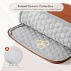 TiMOVO Tablet Sleeve Case for iPad 11-inch A16 2025 & iPad Air 11, Shockproof Protective Puffy Cover Fits iPad 10th Gen, Galaxy Tab A9 Plus, Tablet Carrying Travel Sleeve with Soft Lining, Beige(Latte)