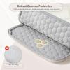 TiMOVO Tablet Sleeve Case for iPad 11-inch A16 2025 & iPad Air 11, Shockproof Protective Puffy Cover Fits iPad 10th Gen, Galaxy Tab A9 Plus, Tablet Carrying Travel Sleeve with Soft Lining, Beige(Beige)